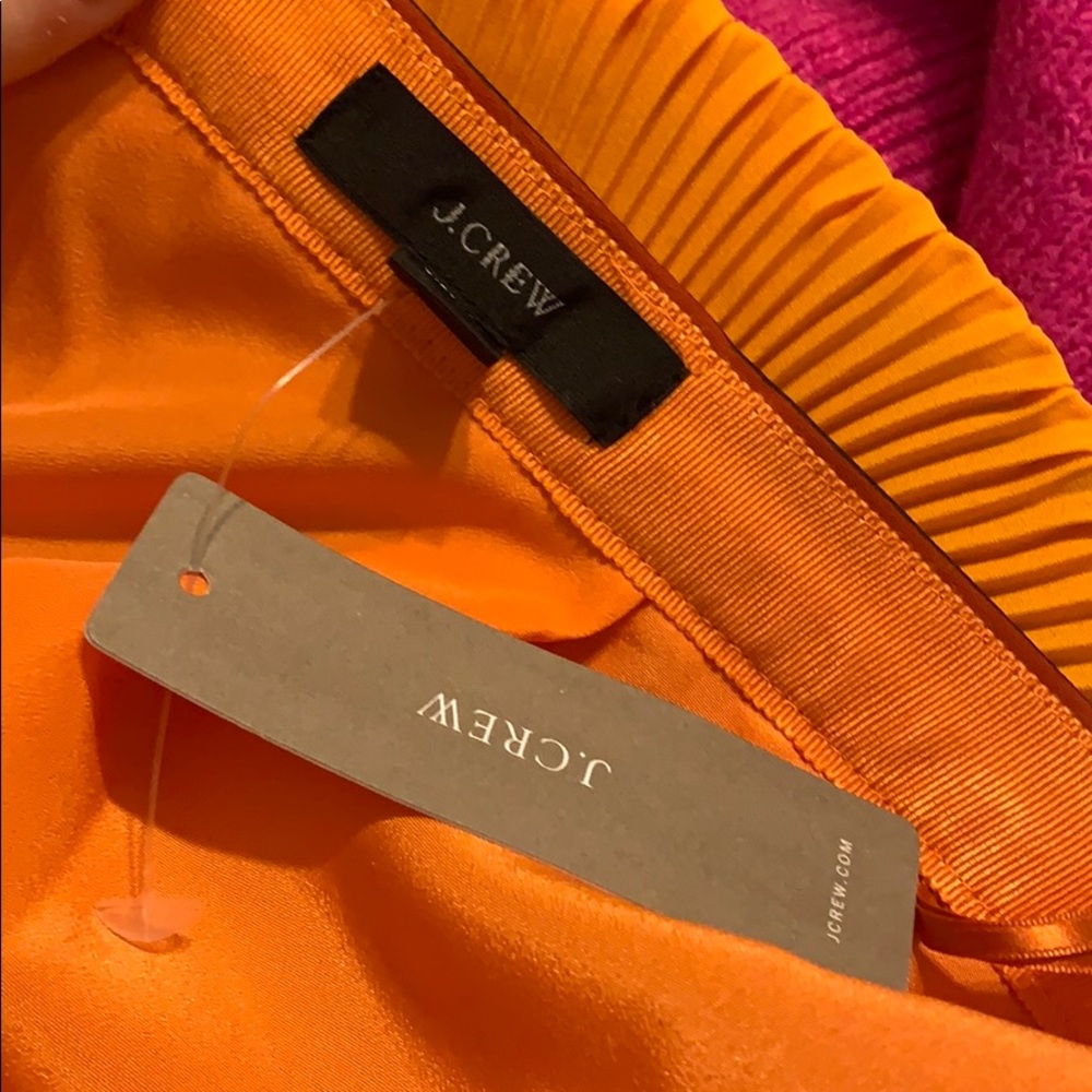J Crew Straight-pleat skirt in multistripe  NWT - Picture 7 of 8